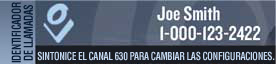 Identificador de llamadas en iO TV