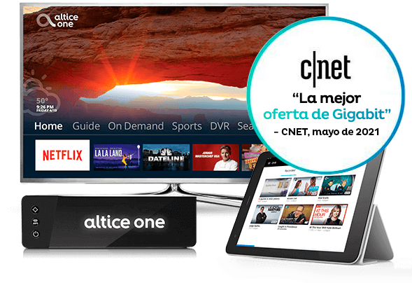Servicios de Internet, televisión y teléfono de Optimum
