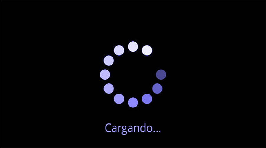 Ruedita de espera de Internet